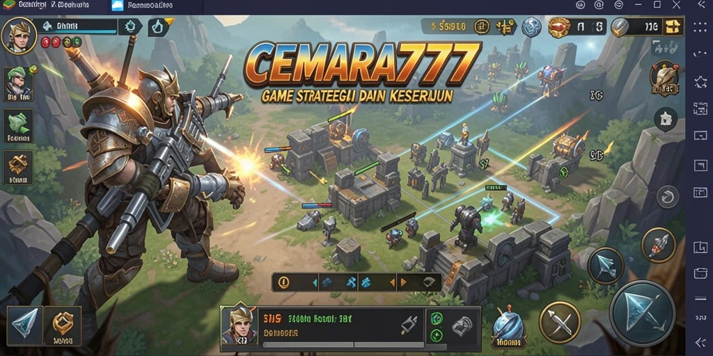 Gameplay seru CEMARA777 dengan strategi SLG yang menantang.