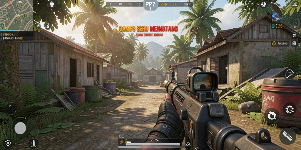 Tampilan gameplay seru PP7 dalam aksi TPS.