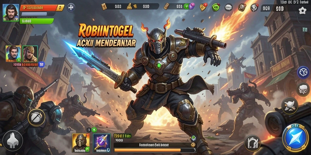 Gameplay ROBINTOGEL yang mendebarkan dan penuh aksi.